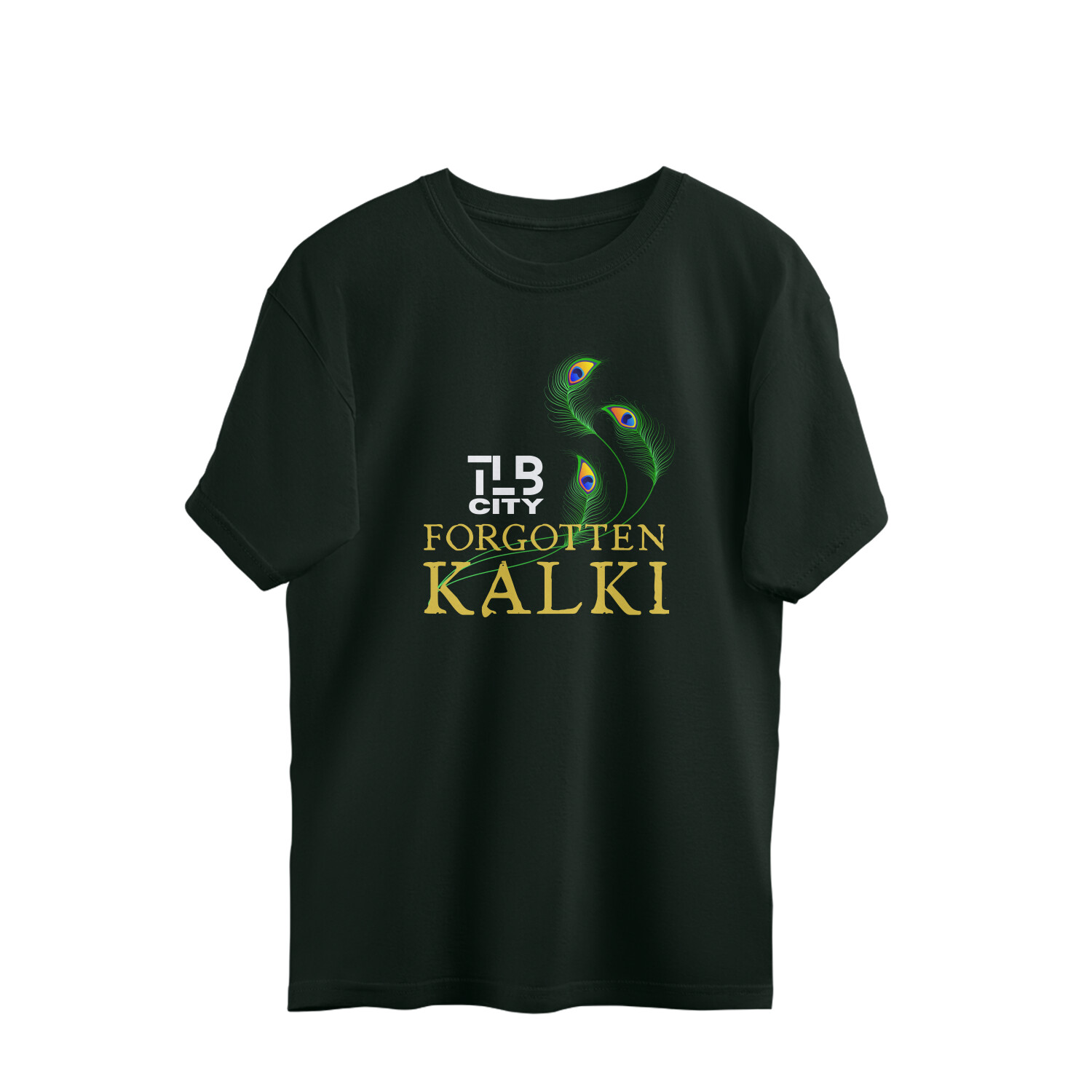 Bottle Green XS Oversized T-shirt
