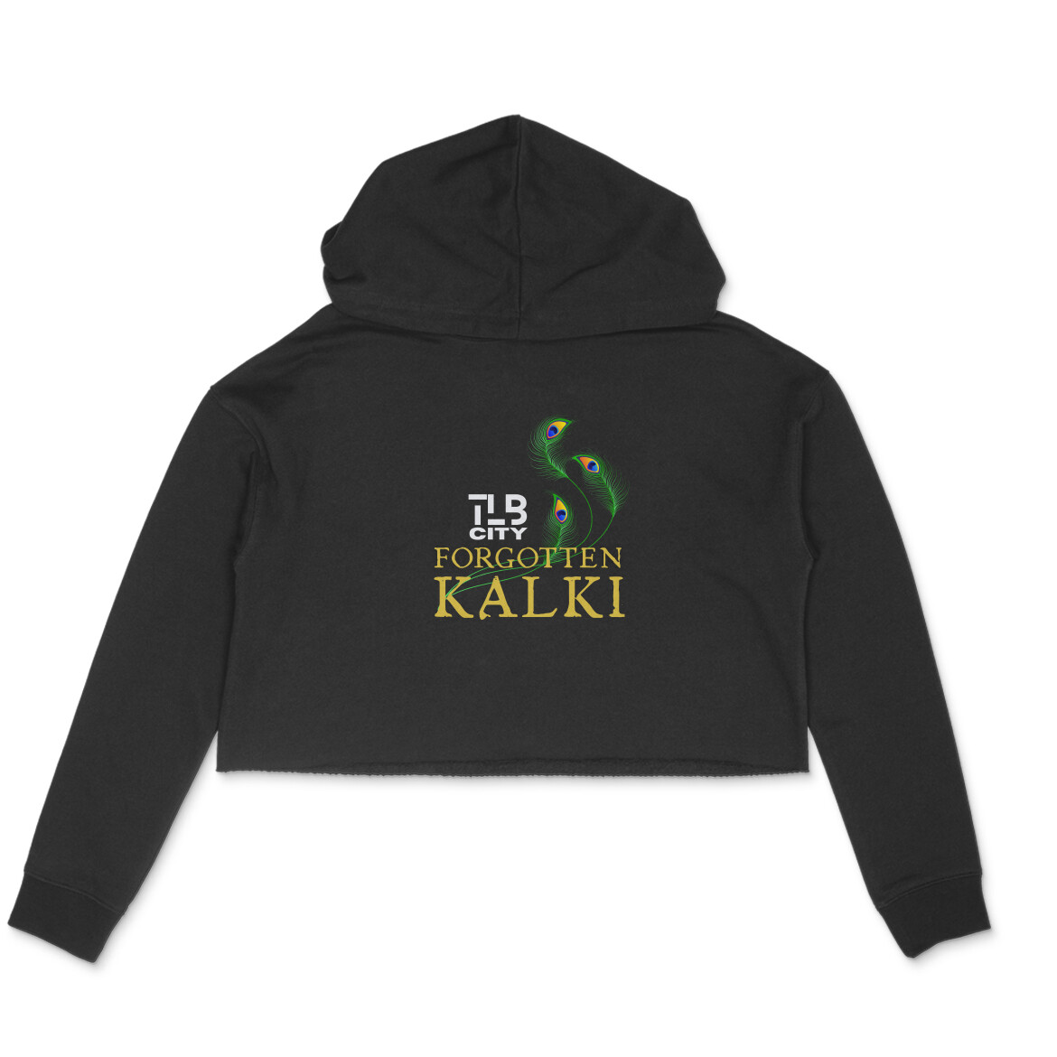Black XS Crop Hoodie