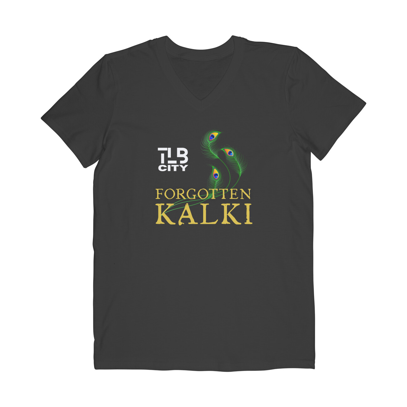 forgotten-kalki-half-sleeve-v-neck-t-shirt